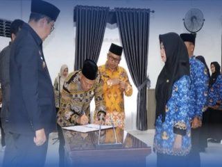 Bupati Beltim Lantik 54 Pejabat Pendidikan & Kepala Sekolah
