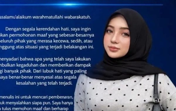 Cut Salwa Nabila Sampaikan Permohonan Maaf & Hormati Proses